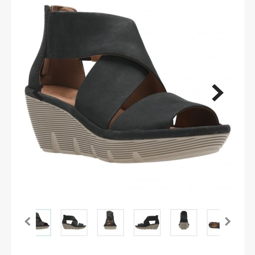 Clark's clarene glamorous sandals Wedge heels